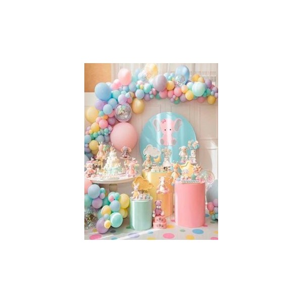 Globos azul pastel mate 13 cm (50 unds)